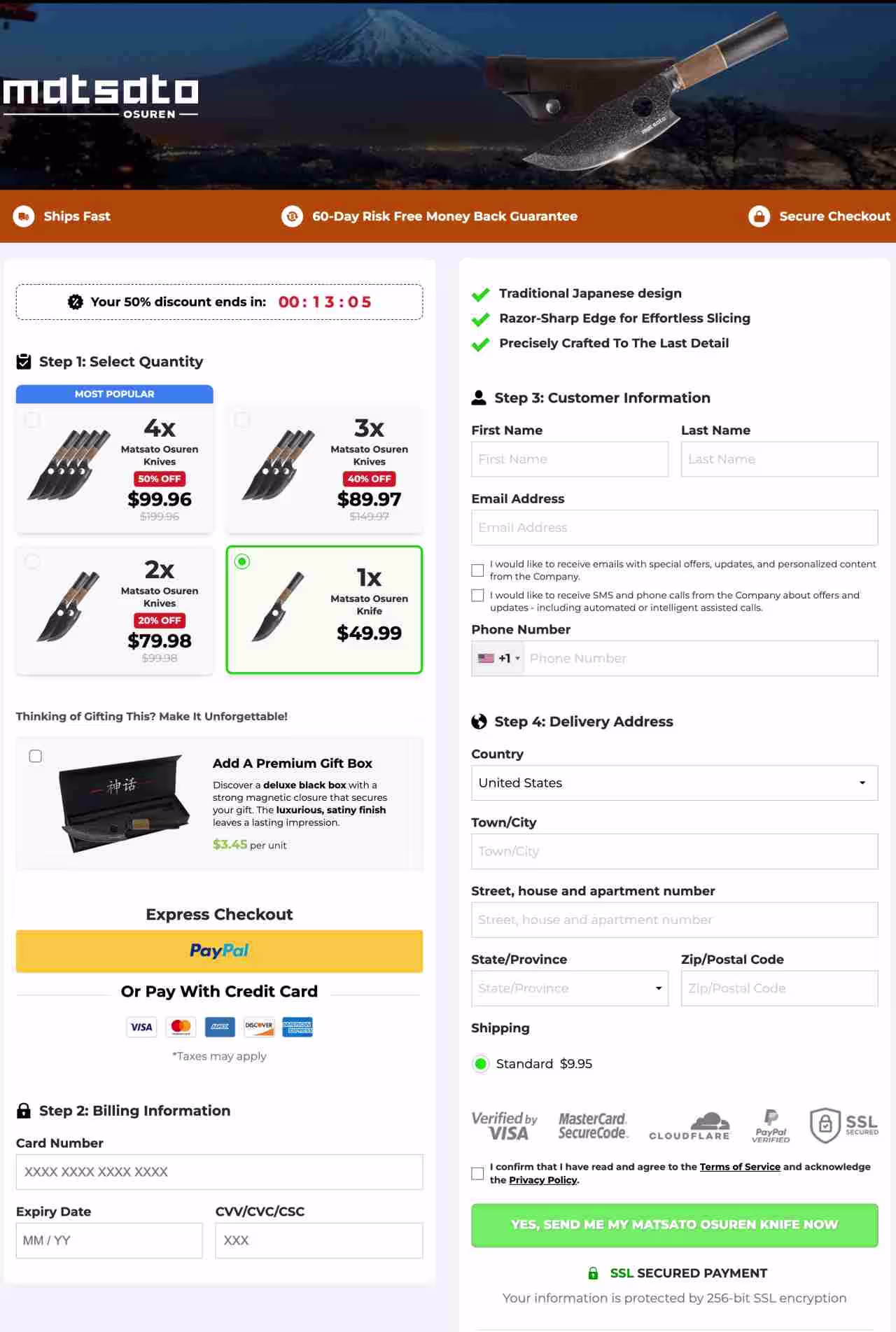 Matsato Osuren Secure Checkout USA